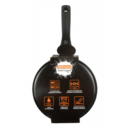 Garnek Do Mleka 14 cm Delimano Stone Legend Black